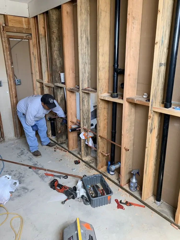 Commercial rough-in plumbing for Commercial Plumbing in Longmeadow